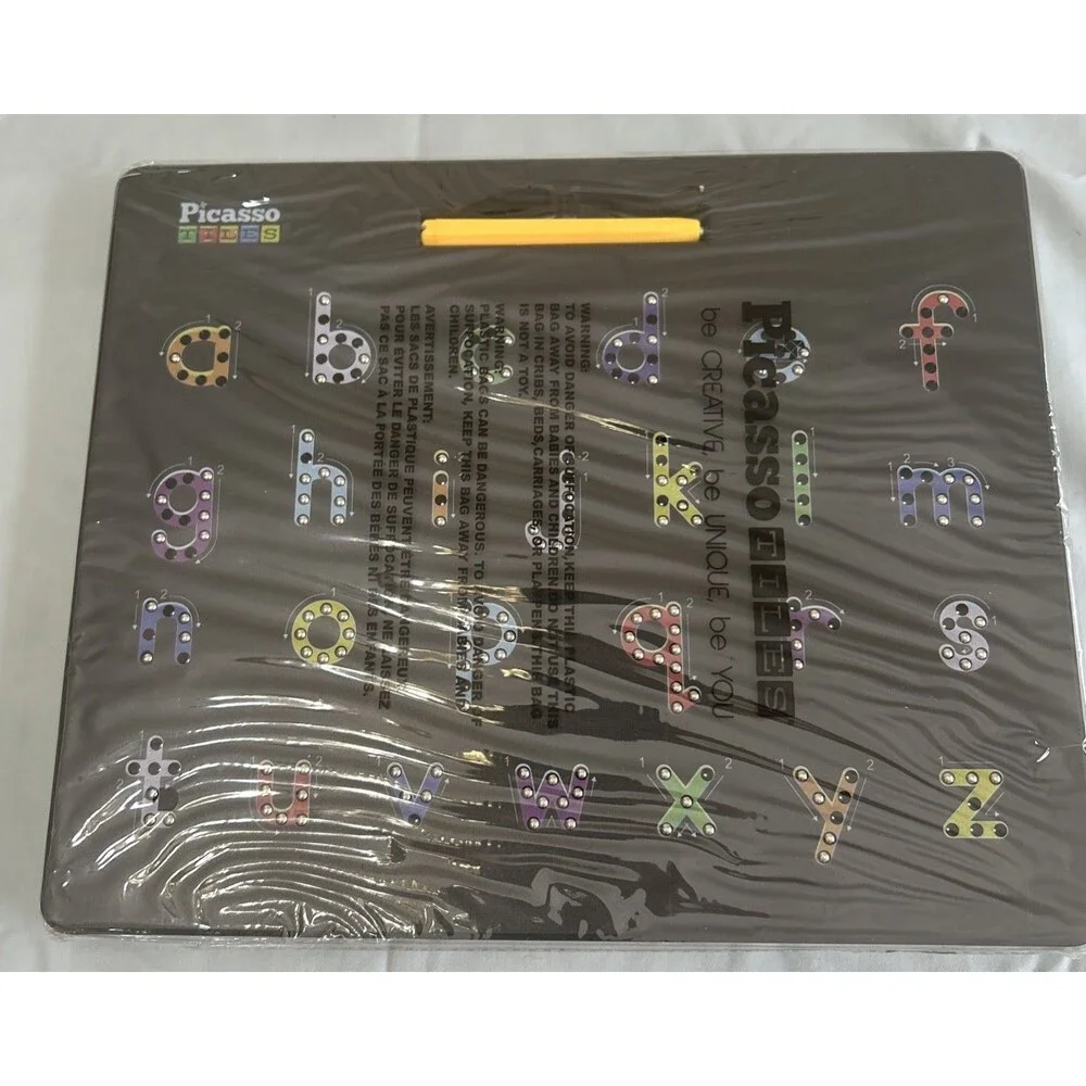 Picasso Toys Alphabet Magnetic Drawing Board 10x12in Double Sided